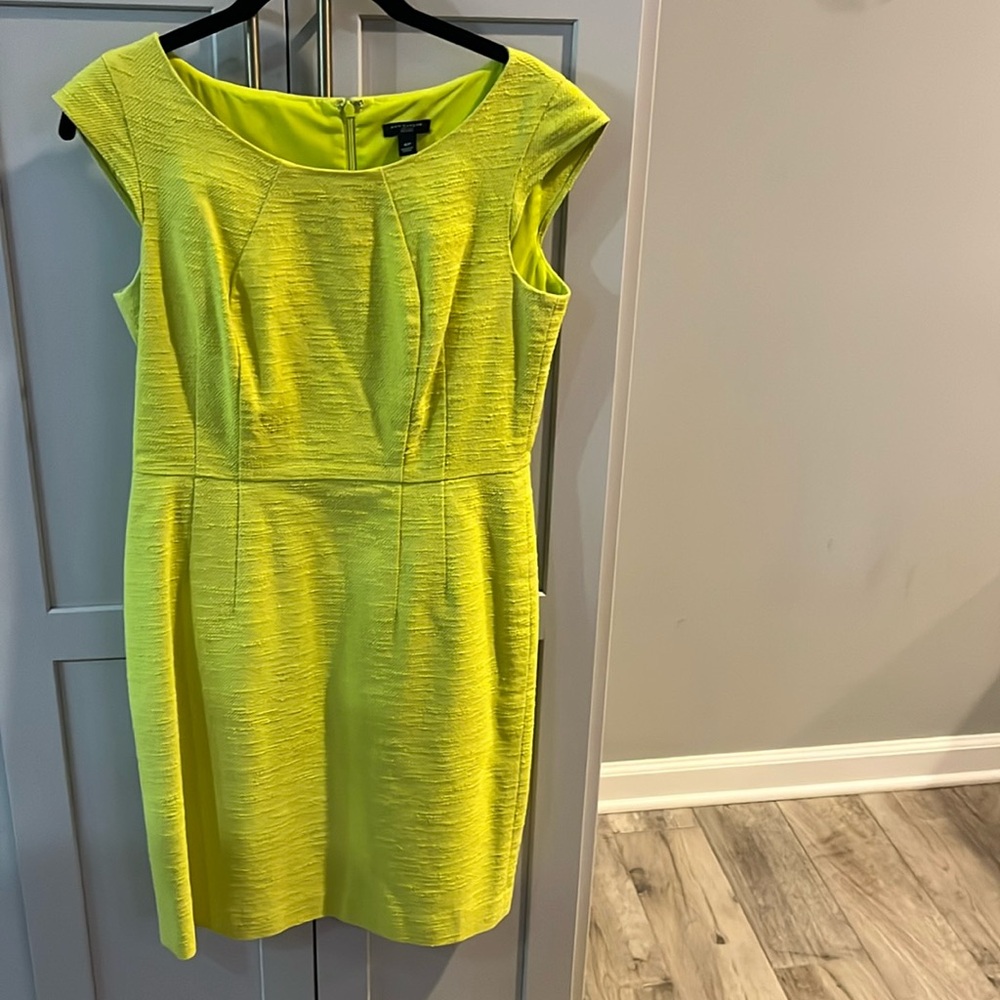 EUC Ann Taylor yellow dress, sz 4P